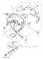 FEU ARRIERE pour Yamaha F1-Z 1997