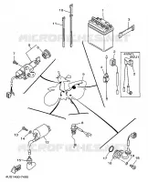 PARTIE ELECTRIQUE 1 pour Yamaha F1-Z 1997