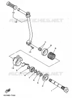 DEMARREUR pour Yamaha F1 1997