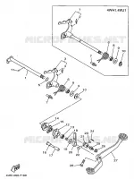 AXE DE SELECTEUR / PEDALE pour Yamaha F1 1997