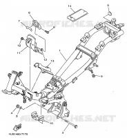 CADRE pour Yamaha F1 1997