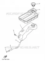 RESERVOIR A ESSENCE pour Yamaha F1 1997