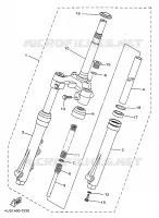 FOURCHE pour Yamaha F1 1997