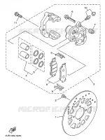 ETRIER DE FREIN AVANT pour Yamaha F1 1997