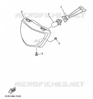 PHARE  pour Yamaha F1 1997