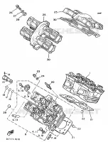 CULASSE pour Yamaha VMAX 1988