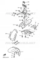 GARDE BOUE pour Yamaha VMAX 1988