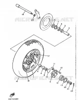 ROUE ARRIERE pour Yamaha VMAX 1988