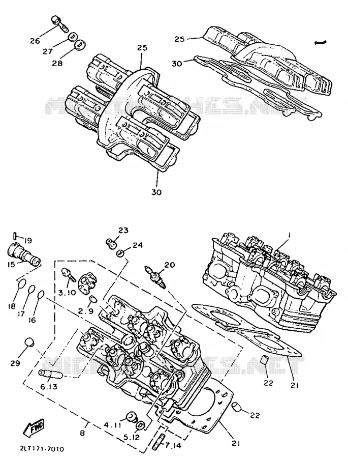 CYLINDRE Yamaha MOTO 1200 1993 VMAX  V-MAX12