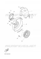 TURBINE / CARTERS DE REFROIDISSEMENT pour Yamaha BW'S 2007