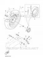 ROUE ARRIERE pour Yamaha BW'S 2007