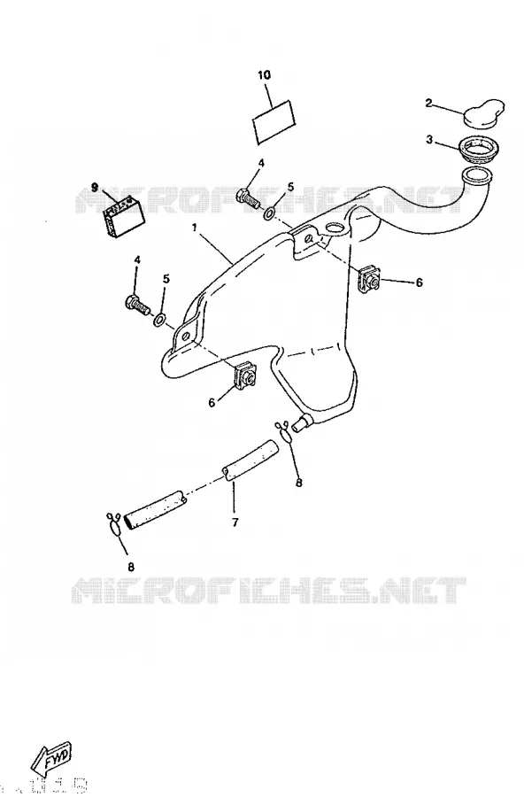 RESERVOIR D'HUILE Yamaha SCOOTER 50 1996 BOOSTER  CW50RS