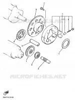 EMBRAYAGE DE DEMARREUR pour Yamaha VMAX 1997