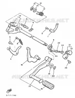 AXE DE SELECTEUR / PEDALE pour Yamaha VMAX 1997