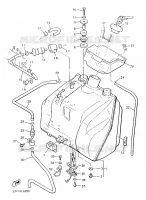RESERVOIR A ESSENCE pour Yamaha VMAX 1997