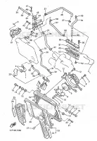 RADIATEUR / DURITES pour Yamaha VMAX 1997