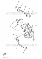 POMPE A HUILE pour Yamaha VMAX 1997