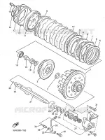 EMBRAYAGE DE DEMARREUR pour Yamaha VMAX 1997