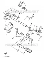 AXE DE SELECTEUR / PEDALE pour Yamaha VMAX 1997