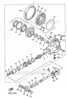 CARDAN / COUPLE CONIQUE pour Yamaha VMAX 1997