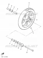 ROUE AVANT pour Yamaha VMAX 1997