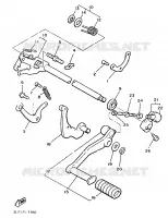 AXE DE SELECTEUR / PEDALE pour Yamaha VMAX 1997