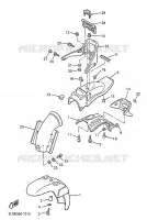 GARDE BOUE pour Yamaha VMAX 1997
