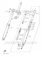 FOURCHE pour Yamaha VMAX 1997