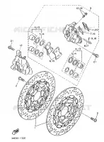 ETRIER DE FREIN AVANT pour Yamaha VMAX 1997