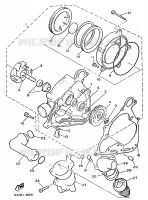 POMPE A EAU pour Yamaha VMAX 1997