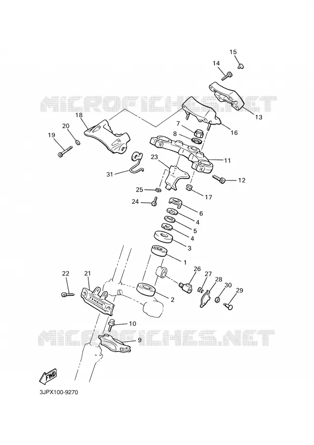 DIRECTION Yamaha MOTO 1200 2001 VMAX  VMX12