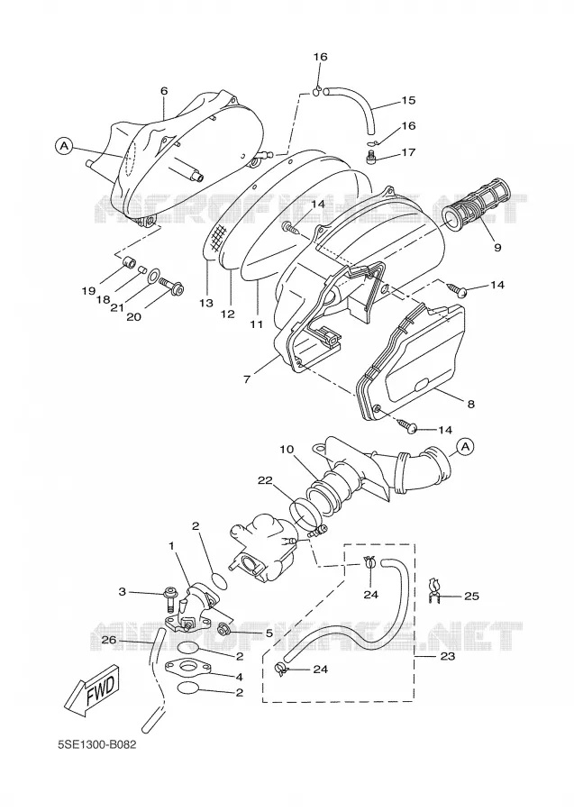 ADMISSION Yamaha SCOOTER 300 2006 VERSITY  VP300 VERSITY