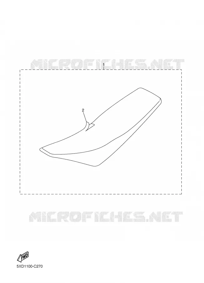 SELLE Yamaha MOTO 250 2005 WRF  WR250FT
