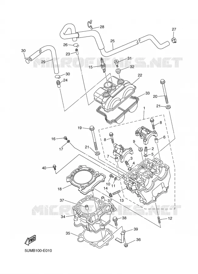 CYLINDRE Yamaha MOTO 250 2006 WRF  WR250FV