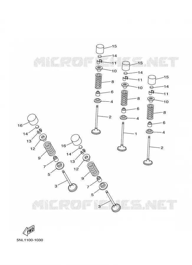 SOUPAPE Yamaha MOTO 250 2007 WRF  WR250FW