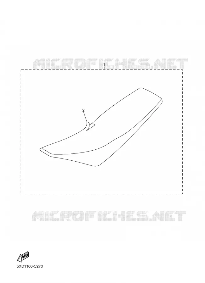 SELLE Yamaha MOTO 250 2007 WRF  WR250FW