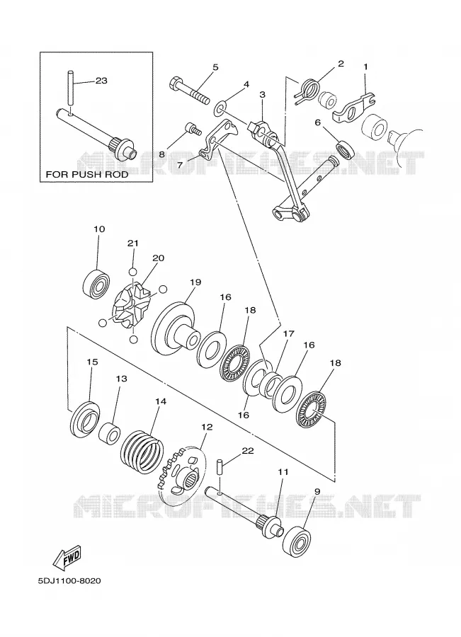 VALVE D'ECHAPPEMENT Yamaha MOTO 250 1998 WRZ  WR250ZK