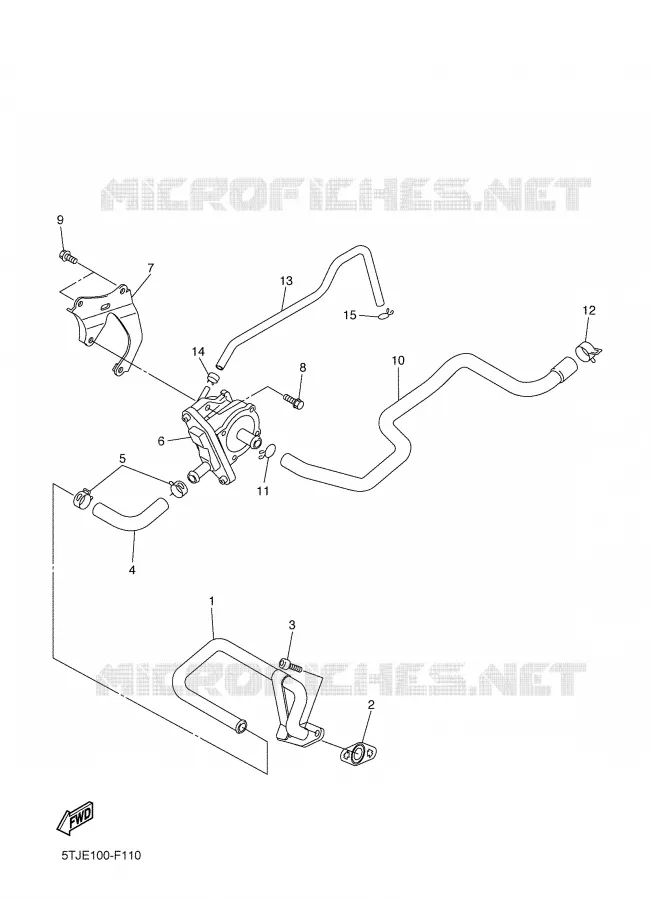 SYSTÈME D'ADMISSION D'AIR AIS Yamaha MOTO 450 2007 WRF  WR450F