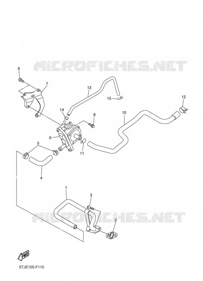 SYSTÈME D'ADMISSION D'AIR AIS Yamaha MOTO 450 2007 WRF  WR450FW
