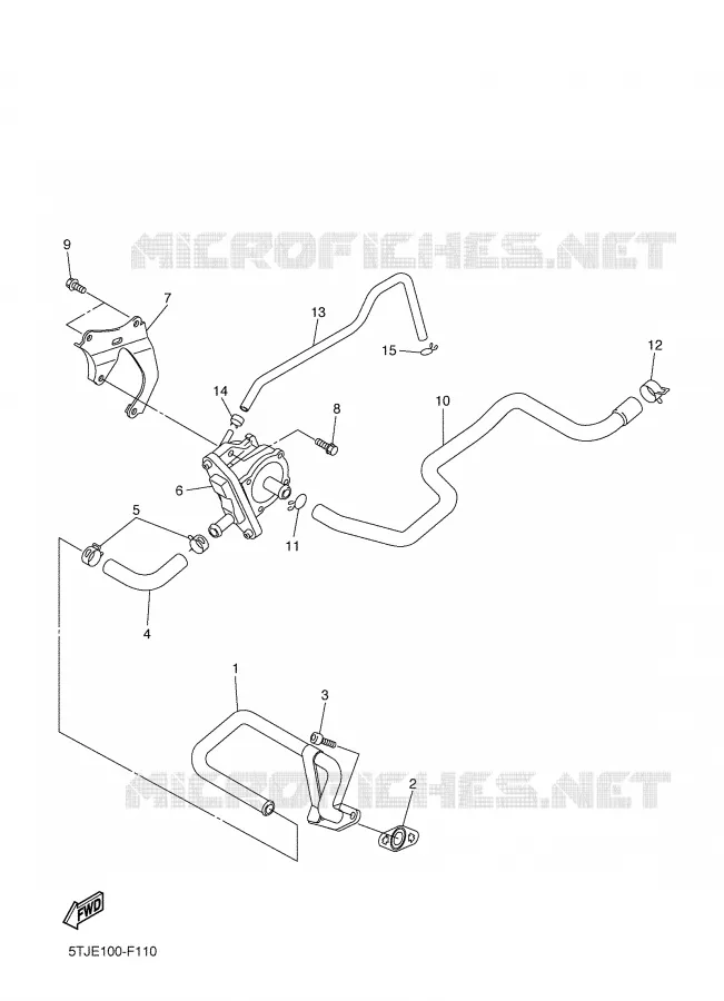 SYSTÈME D'ADMISSION D'AIR AIS Yamaha MOTO 450 2009 WRF  WR450FY