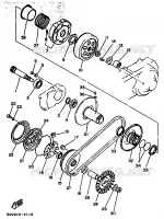 EMBRAYAGE DE DEMARREUR pour Yamaha BELUGA 1990