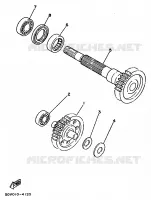 TRANSMISSION pour Yamaha BELUGA 1990