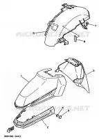 GARDE BOUE pour Yamaha BELUGA 1990