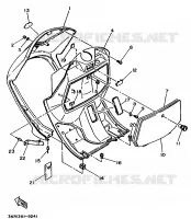 PROTEGE JAMBES pour Yamaha BELUGA 1990