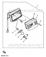 FEU ARRIERE pour Yamaha BELUGA 1990
