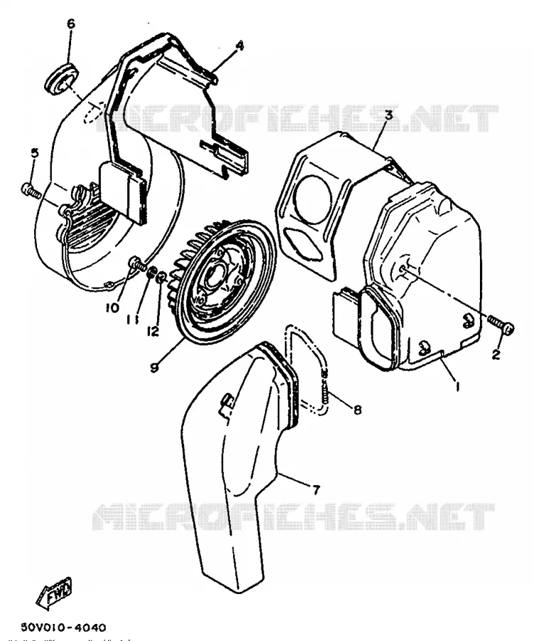 PIÈCES OPTIONNELLES - CARBURATEUR Yamaha SCOOTER 125 1992 BELUGA  XC125