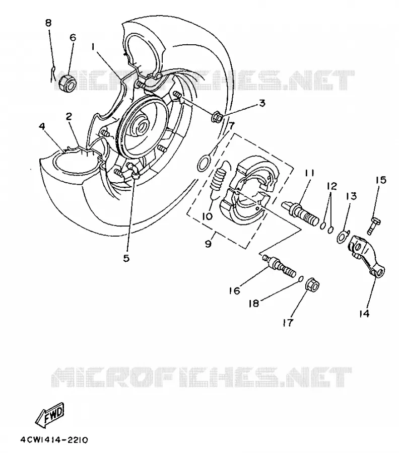 ROUE ARRIERE Yamaha SCOOTER 125 1995 XC  XC125