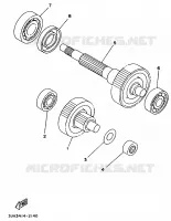 TRANSMISSION pour Yamaha XC 1996