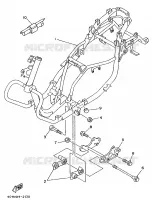 CADRE pour Yamaha XC 1996