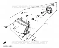 PHARE  pour Yamaha XC 1996